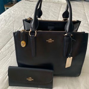 Gorgeous, like new Coach bag with wallet.